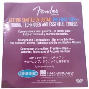FENDER‎ Guitar Instruction DVD 2004 Keith Wyatt Beginners Acoustic Electric ML